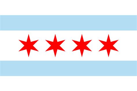 chicago flag logo.